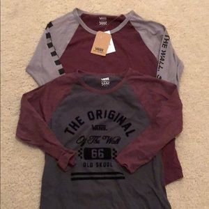 Set of 2 Authentic Vans T-shirts
